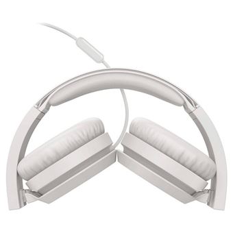 Philips TAH4105WT - Écouteurs avec micro - sur-oreille - filaire - isolation acoustique - blanc