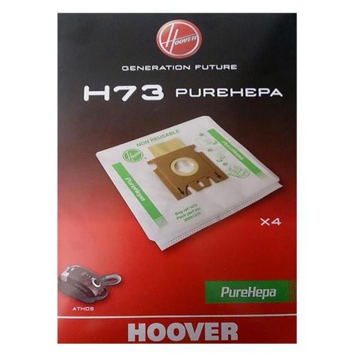 H73 Boite De 4 Sacs Microfibre (283383-28347) Aspirateur 35601375 Hoover - 283383_3662894882055