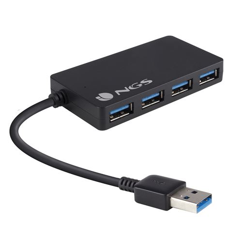 ngs hub usb 3.0 ngs ihub - 4 ports (noir) noir