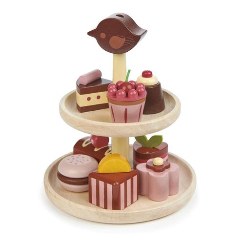 Tender Toys mini etagère avec chocolats bois junior 9 pièces