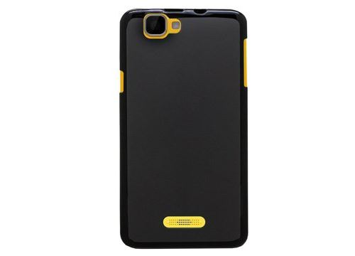 Coque Souple Housse minigel noire mat Wiko Rainbow avec contour brillant glossy