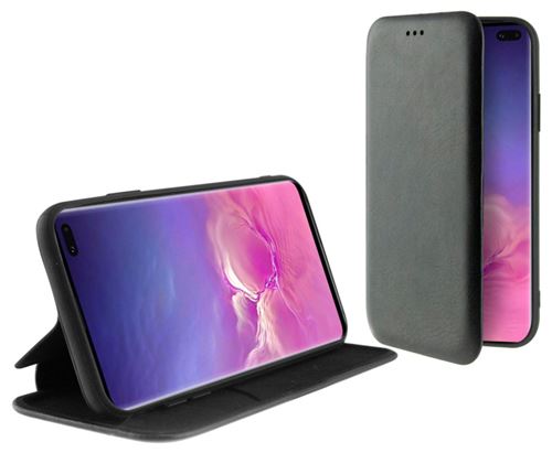 Coque de protection avec clapet folio pour Samsung Galaxy S10+