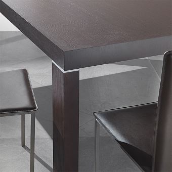 Table A Manger Couleur Wenge Extensible Belina L 323 X P 80 X H