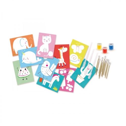 SES Creative kit d'artisanat dot art peinture aqualine 10 pièces