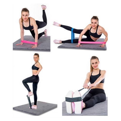 Bande de résistance Boucle Yoga Pilates Accueil GYM Fitness Exercise Workout Training