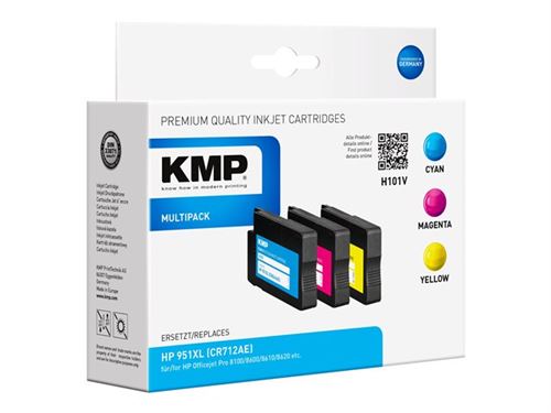 Kmp H101v Cartouche D'encre Cyan Jaune - vue 3