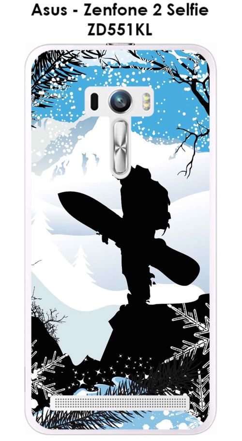 Coque Asus Zenfone 2 Selfie ZD551KL design surf-neige5