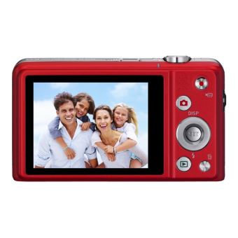 Casio EXILIM Hi-Zoom EX-ZS100 - Appareil photo numérique - compact - 14.1 MP - 720 p - 12.5x zoom optique - rouge
