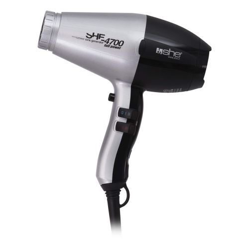 She she-4700.Argent/Noir Sèche-cheveux, argent/noir