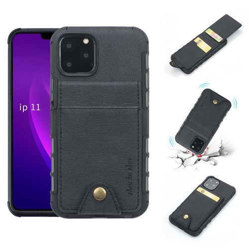 Coque de protection antichoc avec fente pour Apple iPhone 11 Pro 5.8 - Noir