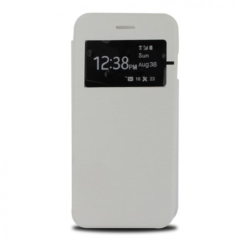 Etui folio s-view coque transp pour iphoneiPhone 6/6S blanc Omenex®