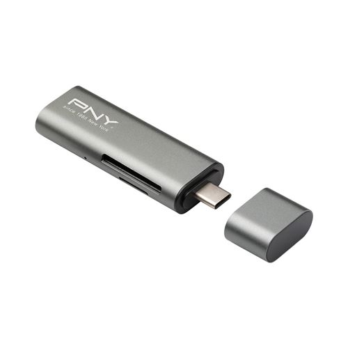 PNY R-TC-UA-3N1E01-RB card reader USB 3.0 (3.1 Gen 1) Type-C Metallic