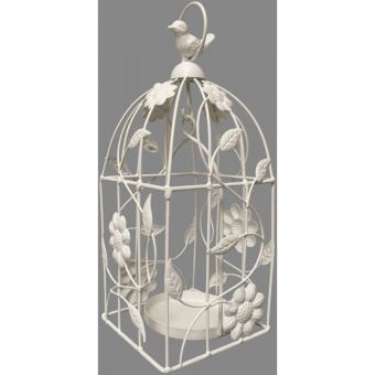 Cage à Oiseau Oiseaux à Bougie Bougeoir Porte Plante à