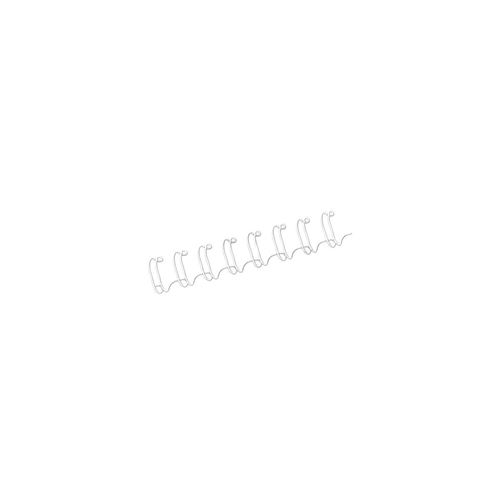 Fellowes Drahtbinderücken, DIN A4, 34 Ringe, 6 mm, weiß