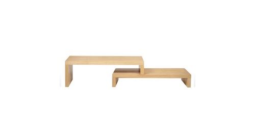 Temahome - meuble tv 'cliff' 120cm chêne