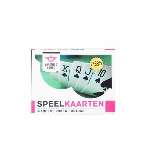 2 Jeux de 52 cartes plastifiées