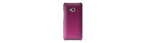 Belkin Micra Fine - Beschermhoes voor mobiele telefoon - polycarbonaat - roze - voor HTC One