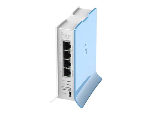 MikroTik RouterBOARD hAP lite - Draadloze router - 4-poorts switch - 802.11b/g/n - 2,4 GHz