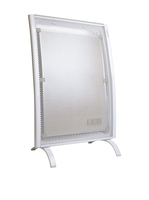 Domo DO-7317M Chauffage Panneau avec Porte-Serviettes Mica Blanc