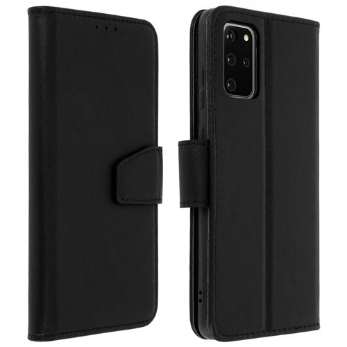 Avizar Housse pour Samsung Galaxy S20 Cuir Porte-carte Fonction Support Premium Noir