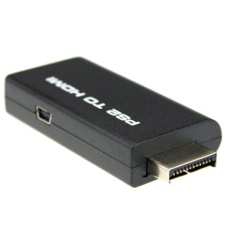 PS2 à HDMI Audio Video Converter Adaptateur audio 3,5 mm Moniteur HDTV  sortie