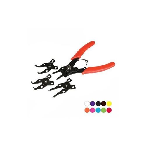 Silverline Jeu De 5 Pinces A Circlips