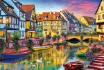 Puzzle Educa 4000 pièces Canal Colmar France