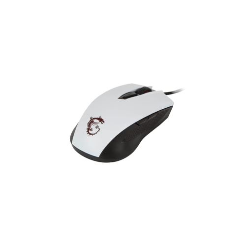 MSI Clutch GM40 Gaming - muis - USB - wit