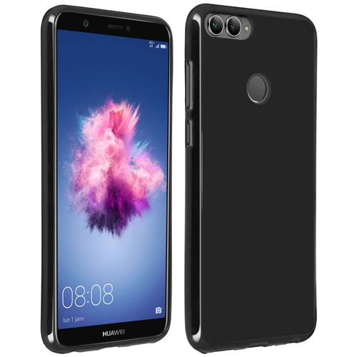 Coque Huawei P Smart Coque Silicone Gel Protection Souple Dos Antitraces - Noir