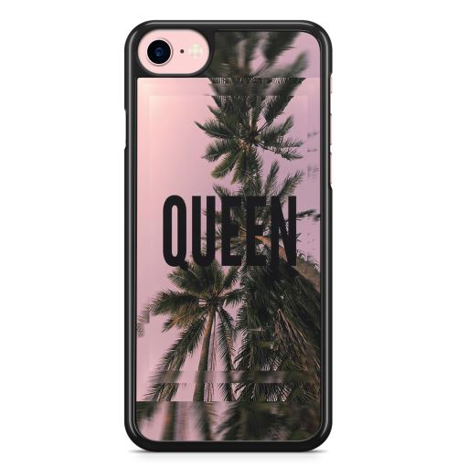 Coque Fifrelin pour iPhone 7 PLUS et iPhone 8 PLUS Queen Palmiers Rose