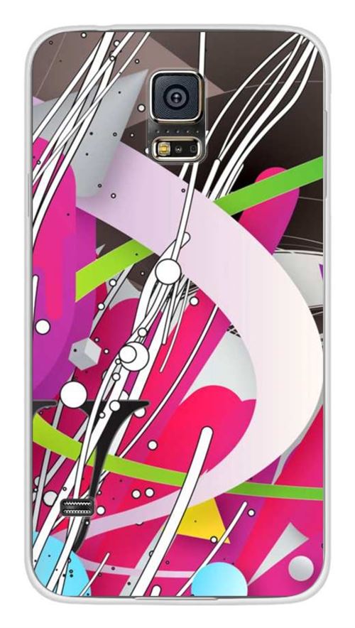 Coque en silicone imprimée compatible Samsung Galaxy S5 Future