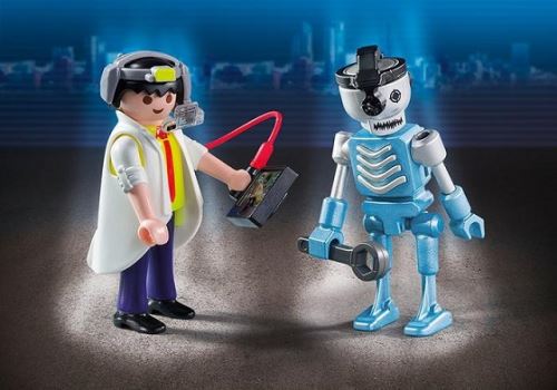 Playmobil 6844 Duo Pack - Inventeur Et Robot