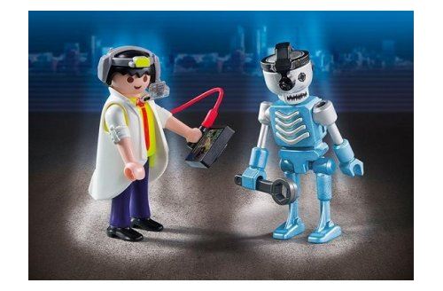 Playmobil City Action 6844 Inventeur Et Robot - vue 2