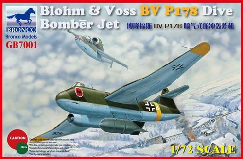 Blohm & Voss Bv P178 Dive Bomber Jet - 1:72e - Bronco Models