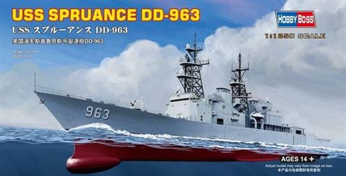 Uss Spruance Dd-963 - 1:1250e - Hobby Boss