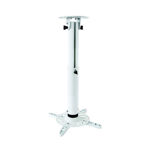 SUPPORTS PLAFOND VIDEOPROJECTEURS KIMEX 052-2002 Support plafond vidéoprojecteur Hauteur 30-44cm Blanc