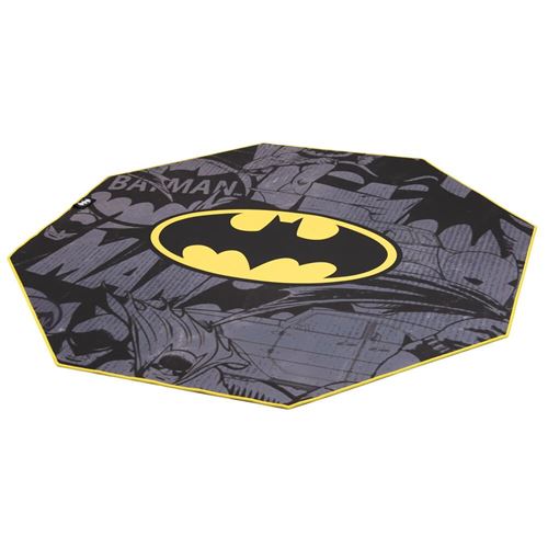 Tapis de sol gamer Batman pour fauteuil gaming Antidérapant Noir