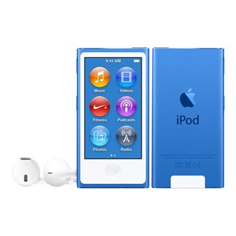 Apple iPod nano ブルー 青 Apple iPod nano - 7ème génération - lecteur numérique - 16