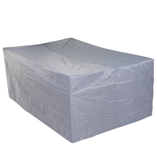 Housse de protection pour garniture de jardin, gaine de protection, gris ~ 75x255x120cm
