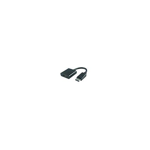Microconnect DisplayPort – HDMI M-F DisplayPort HDMI Noir – Adaptateurs de câble vidéo (DisplayPort, HDMI, masculin, féminin, noir, 4096 x 2160 pixels)