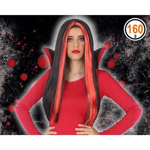 Perruque vampire adultes femmes - rouge atosa 39820