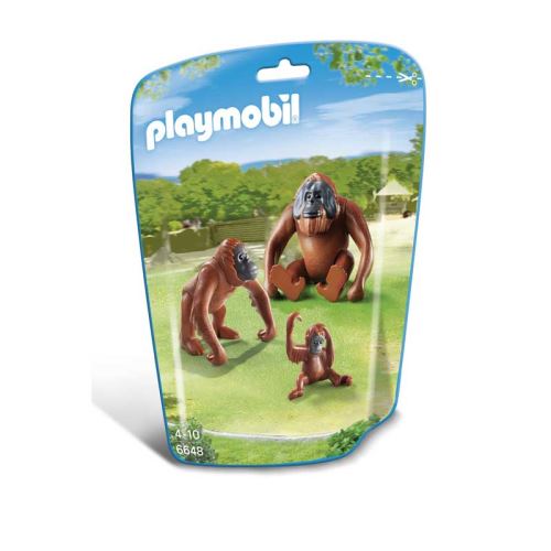 Playmobil City Life 6648 Deux Orangs-Outangs Avec Bébé