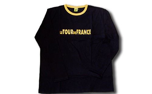 Supportershop Tour de France T-Shirt à Manches Longues Homme, Noir, FR : M (Taille Fabricant : M)