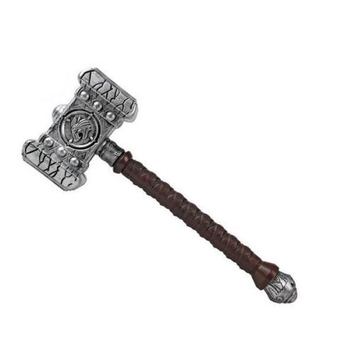 Hache de guerre (52 cm) Argentée