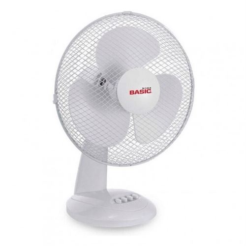 Ventilateur de Bureau Basic Home 35W Blanc