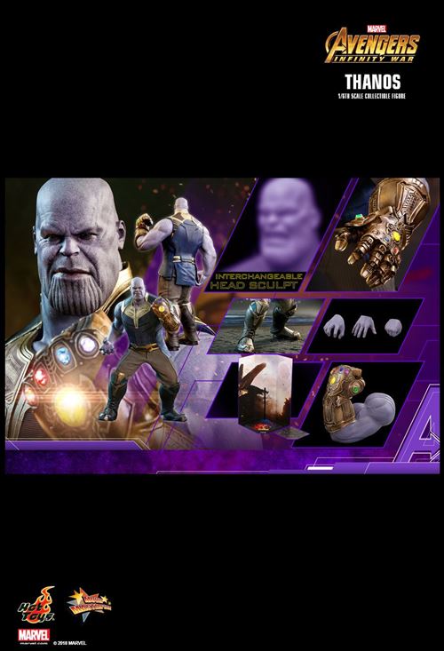 Monarquía Dureza femenino Figura Hot Toys MMS479 Marvel Comics Avengers 3: Infinity war Thanos -  Merchandising Cine | Fnac