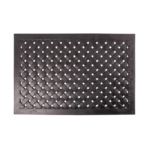 Esschert Design - Paillasson en caoutchouc tressé Rectangulaire