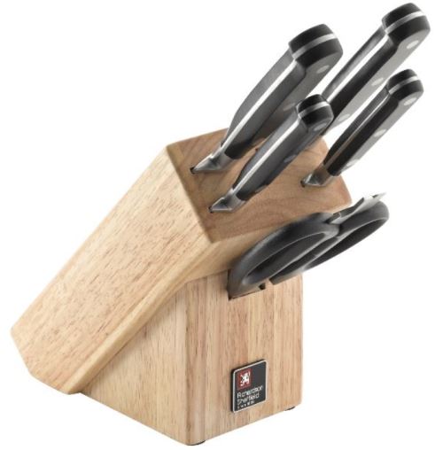 bloc de 4 couteaux + ciseaux - 658003pr