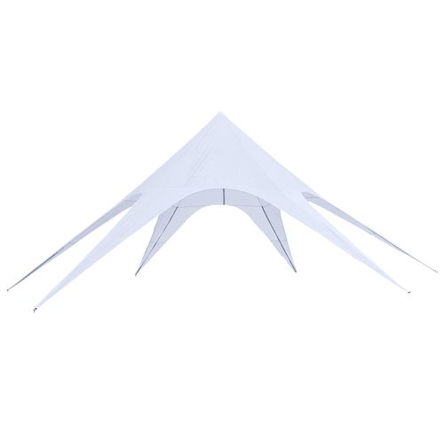 Tente de jardin XXL dim. 10L x 10l x 4H m blanc
