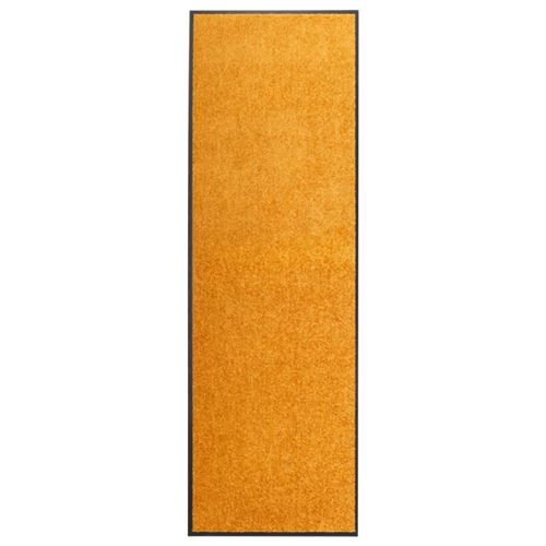 Non Communiqué Orange Vidaxl Deurmat Wasbaar 60X180 Cm Oranje323453 - Image 1